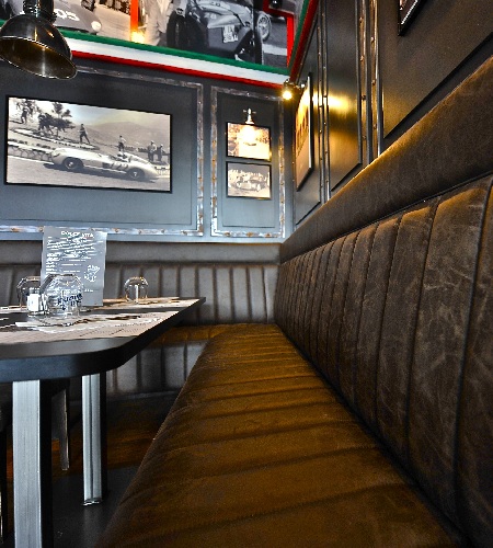 dolce vita -banquette sur mesure